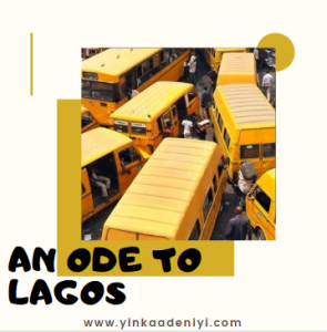 An Ode to Lagos - Danfo buses