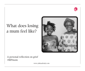 What does losing a mum feel like?