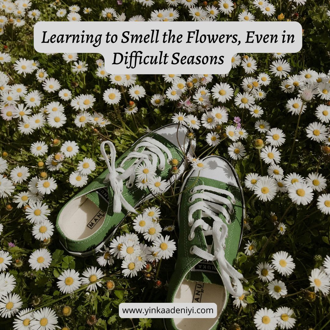 Learning to Smell the Flowers, Even in Difficult Seasons